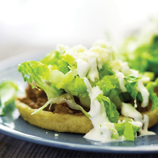 Sopes de Nopal y Espinacas