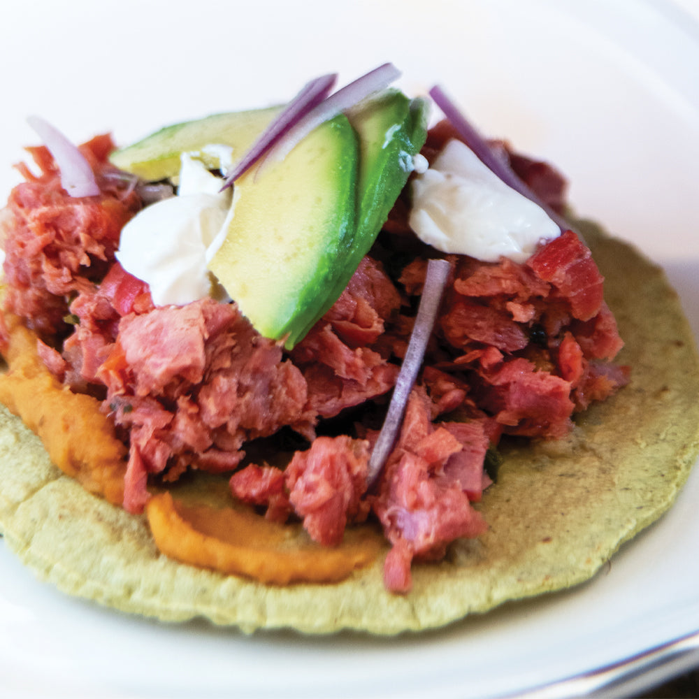 Tostadas de Nopal, Linaza y Chía